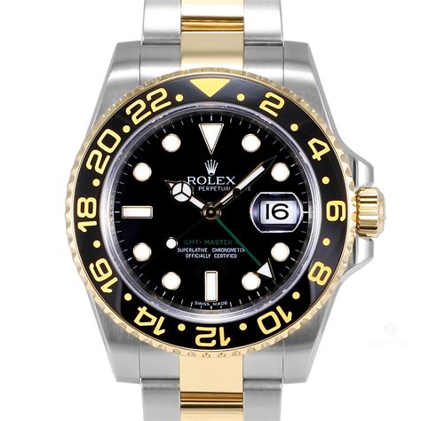 rolex gmt master 2 gold black|rolex gmt master black bezel.